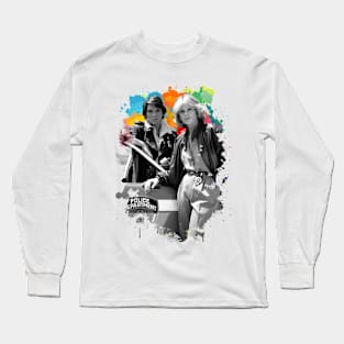 Splash Water Color // Cagney & Lacey Long Sleeve T-Shirt